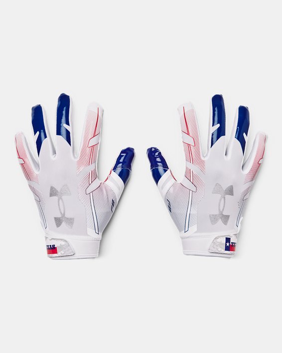 Men's UA F8 Football Gloves, White, pdpMainDesktop image number 0